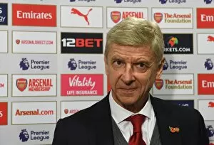 Images Dated 28th October 2017: Arsene Wenger the Arsenal Manager before the match