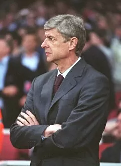 Arsenal v Manchester City 2006-7 Gallery: Arsene Wenger the Arsenal manager before the match