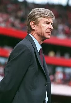 Arsenal v Sunderland 2007-8 Collection: Arsene Wenger the Arsenal Manager before the match