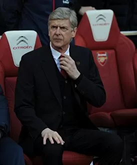 Images Dated 2nd February 2014: Arsene Wenger the Arsenal Manager before the match. Arsenal 2: 0 Crystal Palace. Barclays