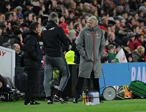 Images Dated 17th April 2017: Arsene Wenger the Arsenal Manager. Middlesbrough 1: 2 Arsenal