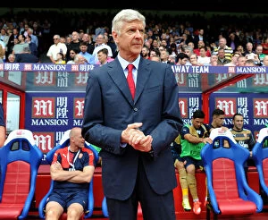 Images Dated 16th August 2015: Arsene Wenger, Arsenal Manager, Pre-Match at Crystal Palace (2015-16)