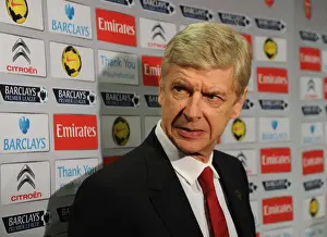 Arsenal V Crystal Palace 2013-14 Prints: Arsene Wenger - Arsenal Manager Pre-Match Interview vs Crystal Palace (2013-14)