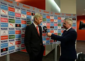 Arsenal V West Ham United 2014/15 Prints: Arsene Wenger: Arsenal Manager Pre-Match Interview vs West Ham United (2015)
