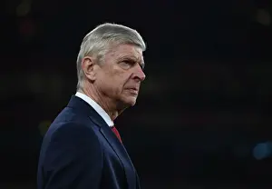 Arsenal V Östersunds FK 2017-18 Prints: Arsene Wenger: Arsenal Manager Prepares for Europa League Clash against Östersunds FK (2018)
