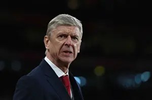 Arsenal V Östersunds FK 2017-18 Prints: Arsene Wenger: Arsenal Manager Preparing for Europa League Battle (2017-18)
