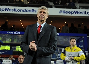 Queens Park Rangers V Arsenal 2014-15 Prints: Arsene Wenger: Arsenal Manager Before QPR vs Arsenal, Premier League 2014-15