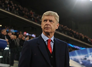 Anderlecht V Arsenal 2014-15 Prints: Arsene Wenger: Arsenal Manager at RSC Anderlecht, UEFA Champions League 2014-15