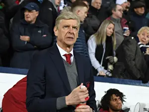 West Bromwich Albion V Arsenal 2017-18 Prints: Arsene Wenger: Arsenal Manager at West Bromwich Albion (December 2017)
