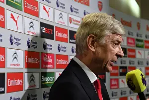 Arsenal V Watford 2016-17 Prints: Arsene Wenger: Arsenal Manager's Pre-Match Interview Ahead of Arsenal vs