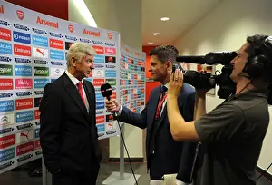 Arsenal V West Ham United 2015-16 Prints: Arsene Wenger: Arsenal Manager's Pre-Match Interview vs West Ham United