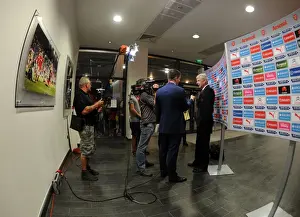 Arsenal V West Ham United 2015-16 Prints: Arsene Wenger - Arsenal Manager's Pre-Match Interview vs West Ham United (2015-16)