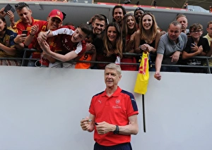Lens V Arsenal 2016-17 Prints: Arsene Wenger and Arsenal Pre-Season Friendly vs. RC Lens (July 2016)