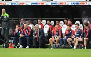 Newcastle United V Arsenal 2015-16 Prints: Arsene Wenger and Arsenal Staff During Newcastle United Match, 2015-16 Premier League