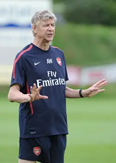 Arsene Wenger at Arsenal Training Camp, Austria, 2010