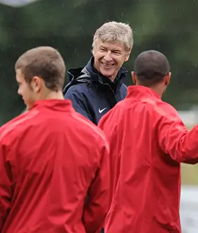 Pre Season 2010-11 Prints: Arsene Wenger at Arsenal Training Camp, Austria, 2010