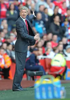 Arsene Wenger and Arsenal Triumph Over Stoke City 3-1 in the Premier League (2011-2012) at Emirates Stadium