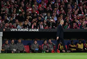 Atletico Madrid V Arsenal 2017-18 Prints: Arsene Wenger and Arsenal in UEFA Europa League Semi-Finals Showdown against Atletico Madrid