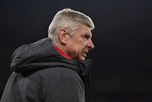 Arsenal V Manchester City 2017-18 Prints: Arsene Wenger: Arsenal vs Manchester City, Premier League 2017-18