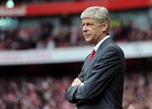 Images Dated 8th April 2012: Arsene Wenger: Arsenal vs Manchester City, Premier League, 2012