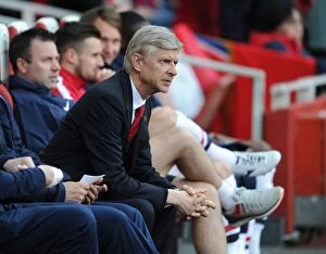Images Dated 29th March 2014: Arsene Wenger: Arsenal vs Manchester City, Premier League 2013/14
