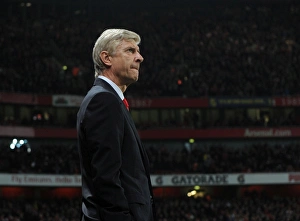 Arsenal V Manchester United 2014-15 Prints: Arsene Wenger: Arsenal vs Manchester United, Premier League 2014-15
