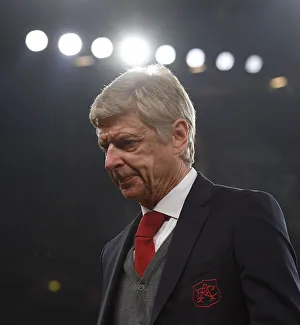 Arsenal V Manchester United 2017-18 Prints: Arsene Wenger: Arsenal vs Manchester United, Premier League 2017-18