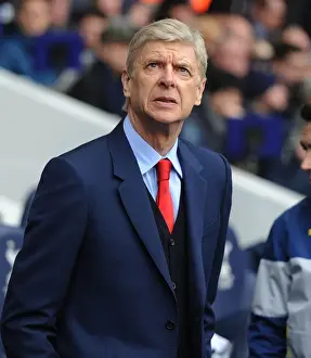 Tottenham Hotspur V Arsenal 2014-15 Prints: Arsene Wenger before Arsenal vs. Tottenham Premier League Clash, 2015
