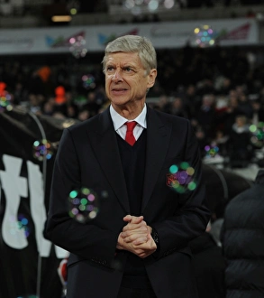 Olympic Stadium Prints: Arsene Wenger Before Arsenal vs. West Ham United, Premier League 2016-17