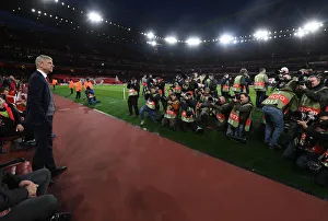 Arsene Wenger: Arsenal's Europa League Boss vs. CSKA Moskva at Emirates Stadium, 2018