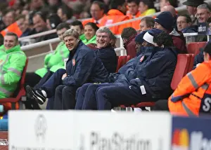 Arsenal V Slavia Prague 2007-08 Prints: Arsene Wenger and Arsenal's Historic 7-0 Victory in Champions League Group H vs