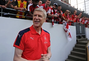 Lens V Arsenal 2016-17 Prints: Arsene Wenger at Arsenal's Pre-Season Friendly in Lens, France, 2016