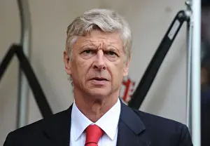Arsene Wenger at Arsenal's Pre-Season Match against Anderlecht (2012-13)