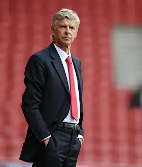 Arsene Wenger at Arsenal's Pre-Season Match Against Anderlecht (2012-13)