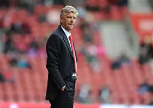 Arsene Wenger at Arsenal's Pre-Season Match against Anderlecht (2012-13)