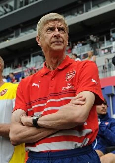 Images Dated 26th July 2014: Arsene Wenger at Arsenal's Pre-Season Match Against New York Red Bulls (2014)