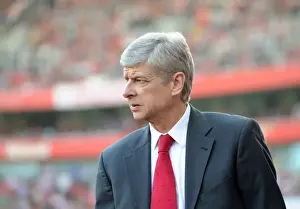 Arsenal V Aston Villa - 2011-12 Prints: Arsene Wenger and Arsenal's Triumph: 3-0 Over Aston Villa in the Premier League (2012)