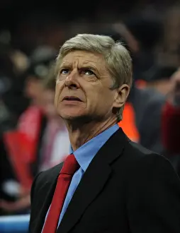 Bayern Munich V Arsenal 2012-13 Prints: Arsene Wenger at Bayern Munich: Arsenal's Champions League Showdown