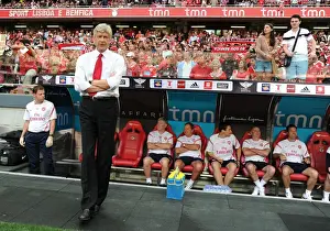 Benfica V Arsenal 2011-12 Prints: Arsene Wenger at Benfica: Arsenal's 2011 Pre-Season Clash in Lisbon