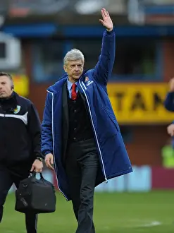 Arsene Wenger Bids Emotional Farewell to Arsenal Fans after Securing Victory against Burnley (2014/15)