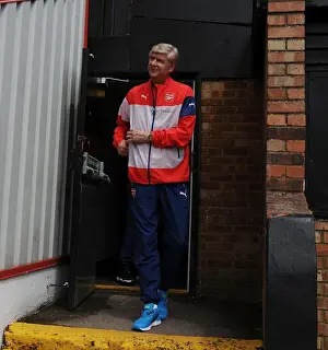 Boreham Wood V Arsenal Prints: Arsene Wenger at Boreham Wood: Arsenal Manager's Pre-Season Training