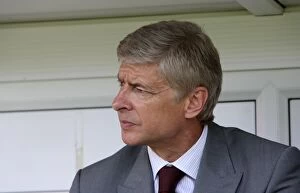 Images Dated 18th July 2009: Arsene Wenger: The Boss in Action - Arsenal vs Barnet (Pre-Season Friendly, 2009)