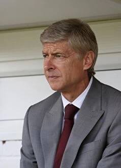 Images Dated 18th July 2009: Arsene Wenger: The Boss at Work - Barnet 2-2 Arsenal (Pre-Season Friendly, 2009)
