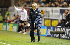 Burnley V Arsenal 2009-10 Prints: Arsene Wenger at Burnley: A 1-1 Barclays Premier League Draw, December 2009