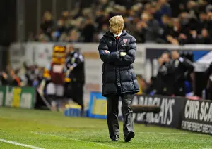 Burnley V Arsenal 2009-10 Prints: Arsene Wenger at Burnley: A 1-1 Barclays Premier League Stalemate, December 2009