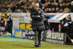 Burnley V Arsenal 2009-10 Prints: Arsene Wenger at Burnley: 1-1 Stalemate in the Barclays Premier League, December 2009