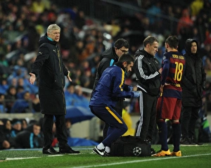 Arsene Wenger at Camp Nou: Arsenal FC vs. FC Barcelona, UEFA Champions League 2015-16 (Second Leg)