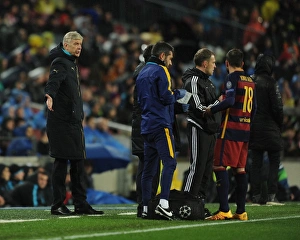 Arsene Wenger at Camp Nou: Arsenal vs. Barcelona, UEFA Champions League 2015-16