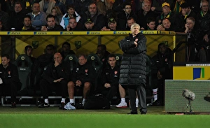 Norwich City V Arsenal 2012-13 Prints: Arsene Wenger at Carrow Road: Arsenal vs. Norwich City, 2012-13 - Premier League Clash