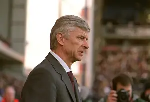 Arsene Wenger Celebrates Arsenal's 1-0 Victory Over Blackburn Rovers at Ewood Park, 2006